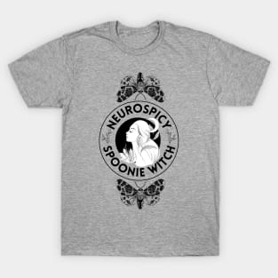 Neurospicy Spoonie Witch Transparent T-Shirt